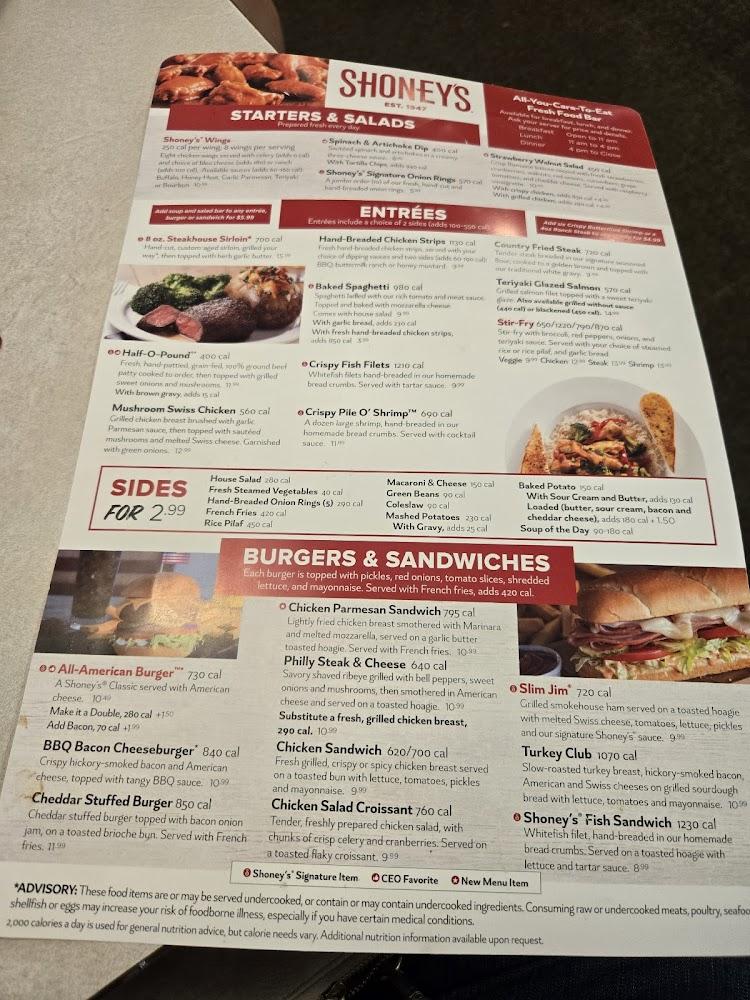 Shoney's Menu image 2