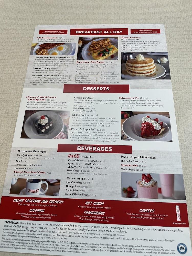 Shoney's Menu image 3